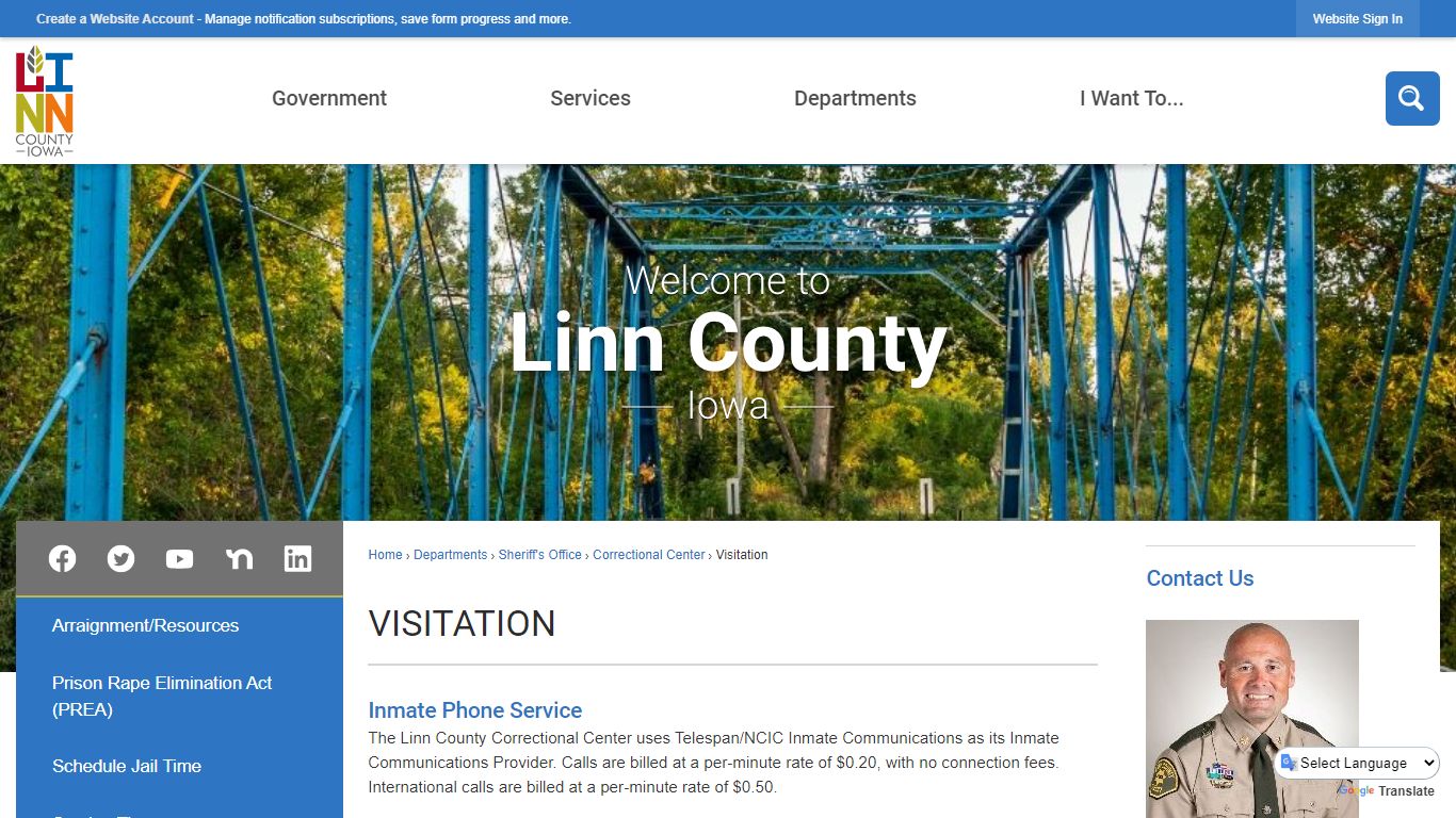 Visitation | Linn County, IA - Official Website