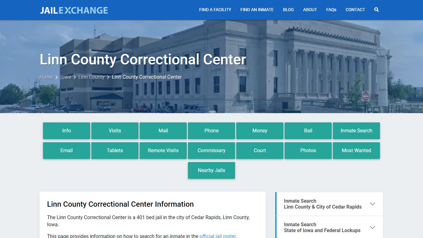 Linn County Correctional Center - Jail Exchange